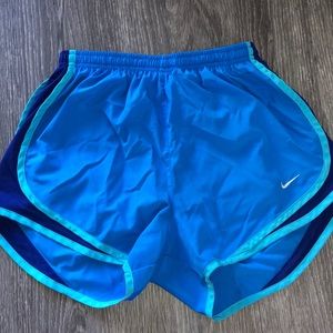 Blue Nike Running shorts